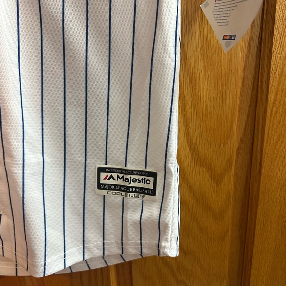 youth Chicago Cubs  Schwarber Majestic jersey Schwarber size small. NWT - Picture 2 of 3